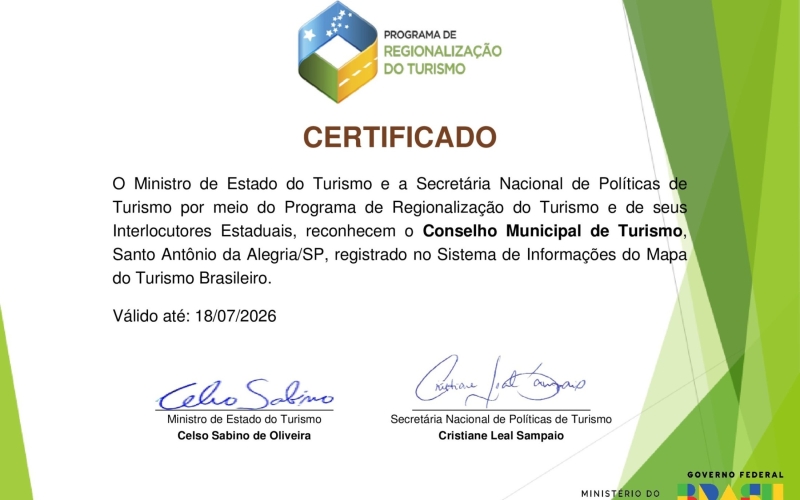 PROGRAMA DE REGIONALIZAÇÃO DO TURISMO