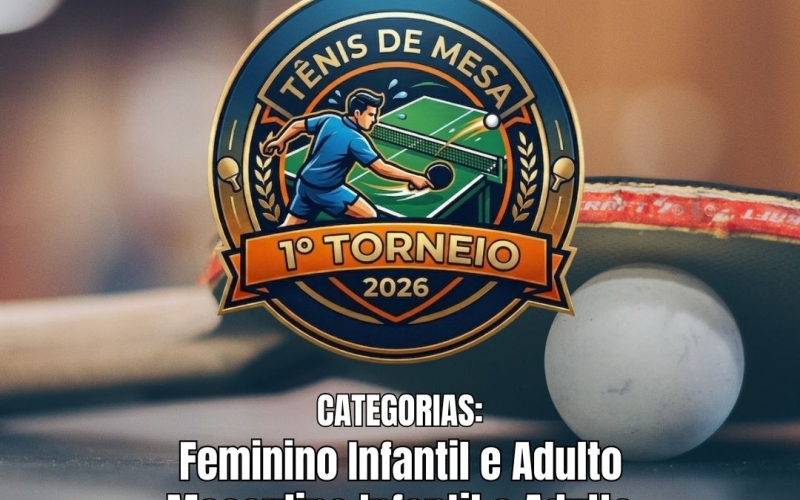 1° Torneio Tênis  de mesa 