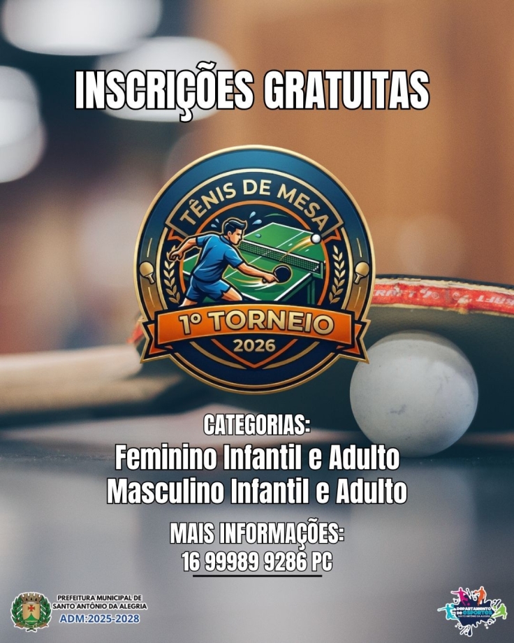 1° Torneio Tênis  de mesa 