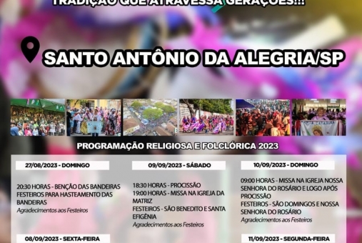 Foto de FESTA DO CONGO EM SANTO ANTÔNIO DA ALEGRIA 2023